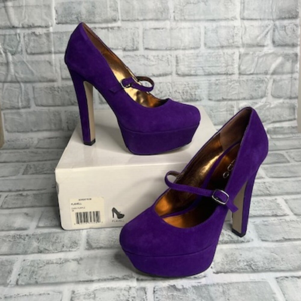 Aldo Flavell Dark Purple Suede-8